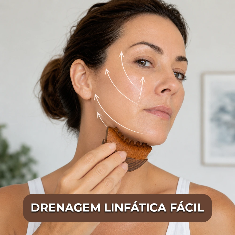 Gua Sha Beauty - Escova de Drenagem Efeito Lifting