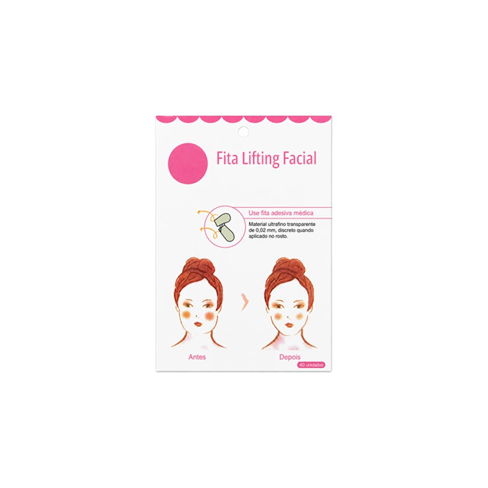 Fita Lifting Facial Adesiva — Efeito V-Face Imediato