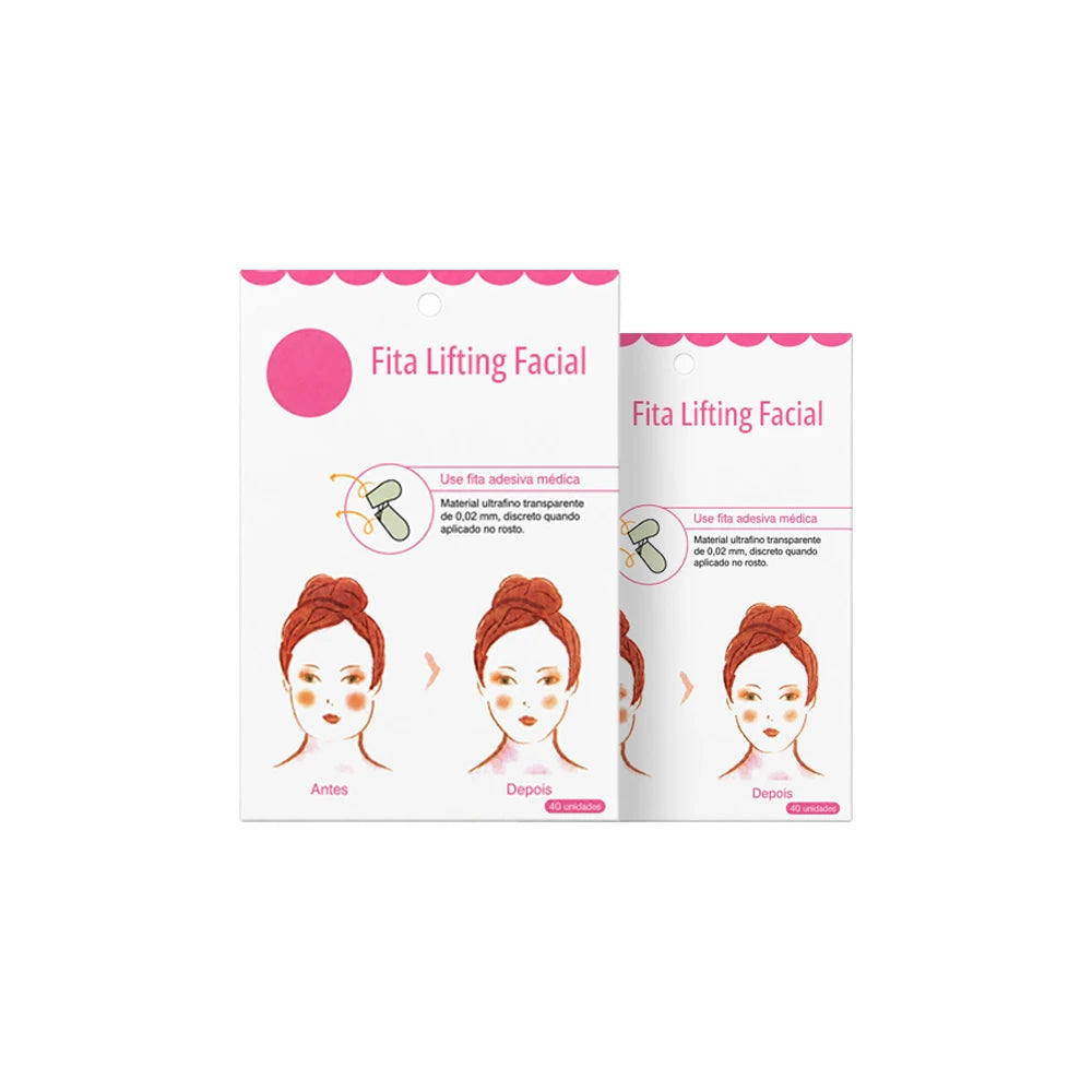 Fita Lifting Facial Adesiva — Efeito V-Face Imediato