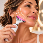 BeautyLift Pro – Massageador Facial LED Antirrugas e Lifting