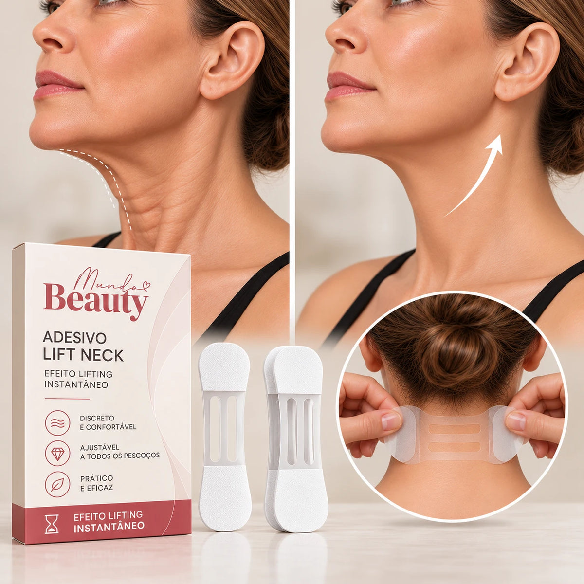 BeutyLift - Adesivo para rugas no pescoço