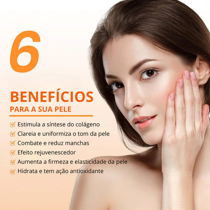 Kit Folhas de Colágeno Beauty +  Vitamina C e Ácido Hialurônico