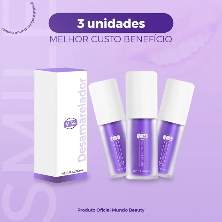 Smile Corrector - Desamarelador Instantâneo Dental