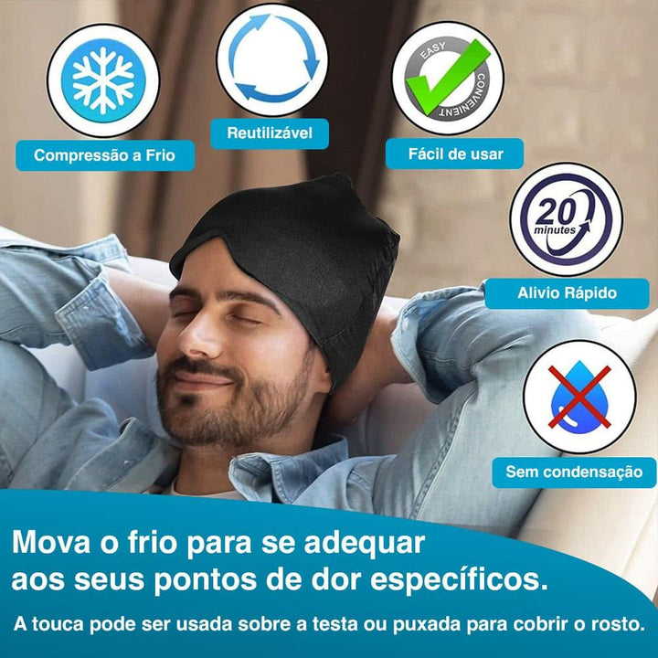 ThermoCare - Touca Terapêutica (Alívio da Enxaqueca) - storemundobeauty